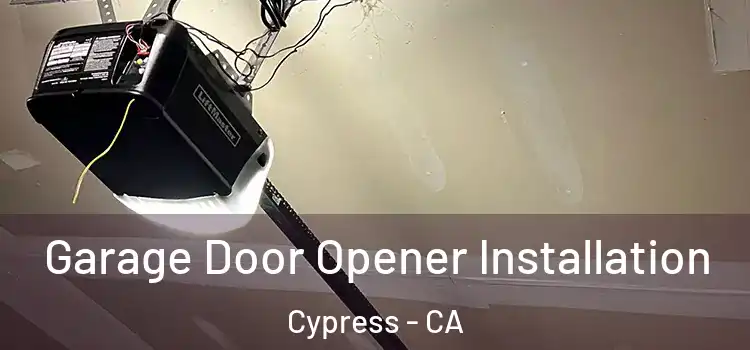  Garage Door Opener Installation Cypress - CA